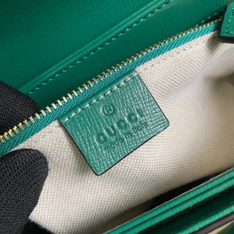 Kitlife ru Three gus Gucci Horsebit 1955 Small Shoulder Bag Green Leather