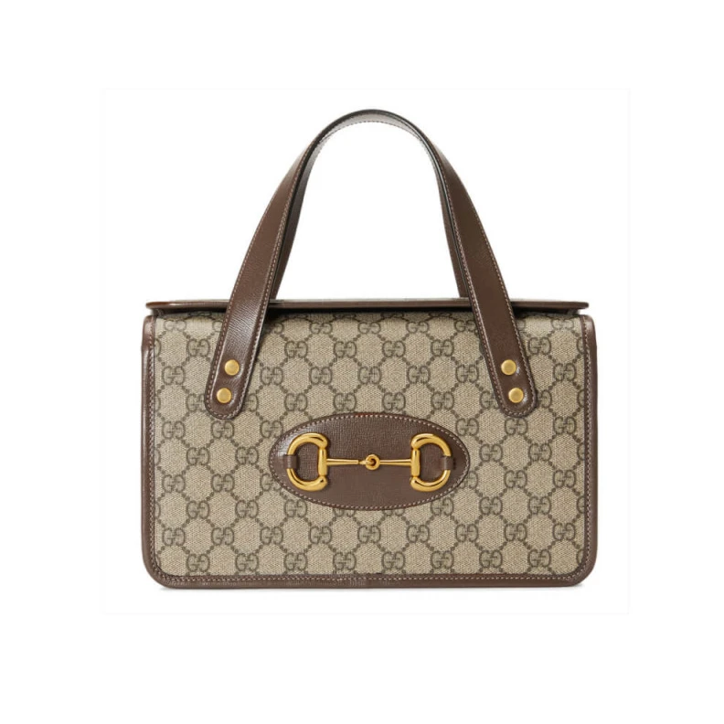 Cotton li Gucci Horsebit 1955 Small Top Handle Bag