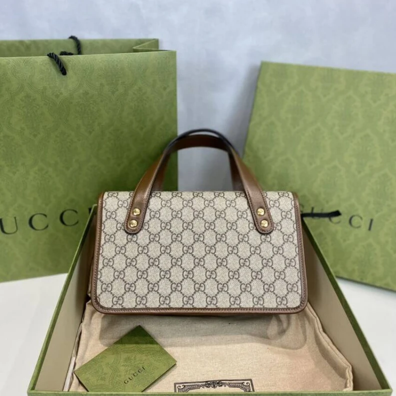 Louis vuitton locations Cotton li Gucci Horsebit 1955 Small Top Handle Bag