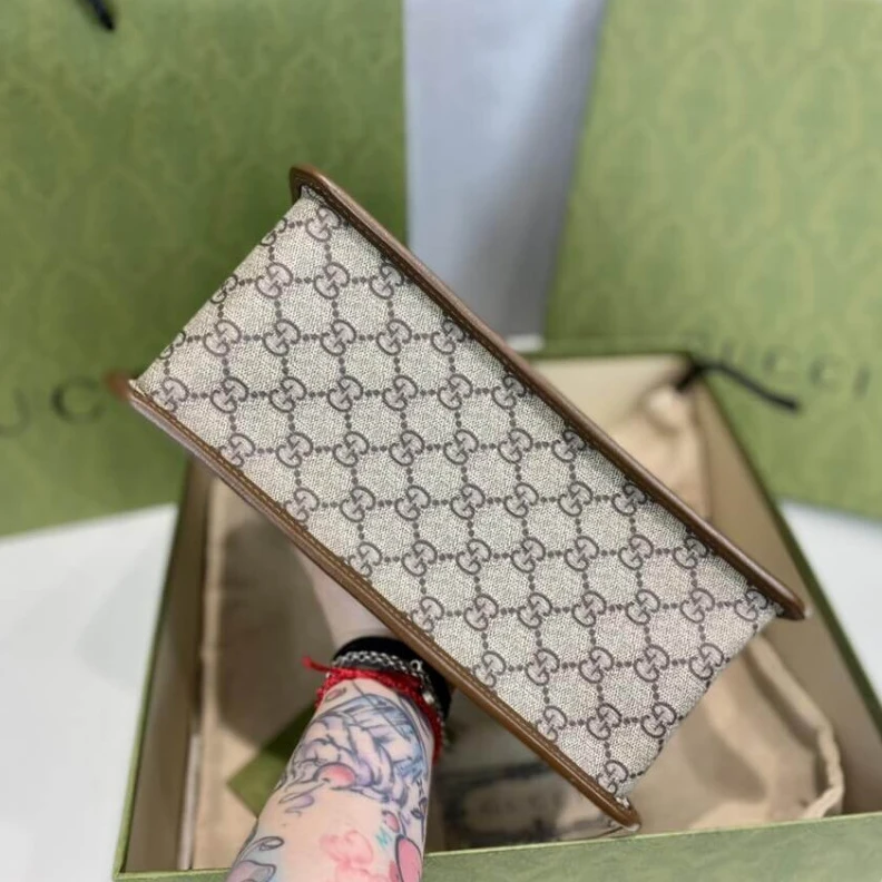 Louis vuitton locations Cotton li Gucci Horsebit 1955 Small Top Handle Bag