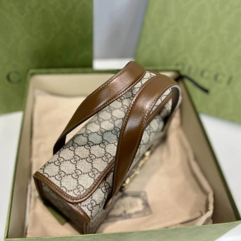 Louis vuitton locations Cotton li Gucci Horsebit 1955 Small Top Handle Bag