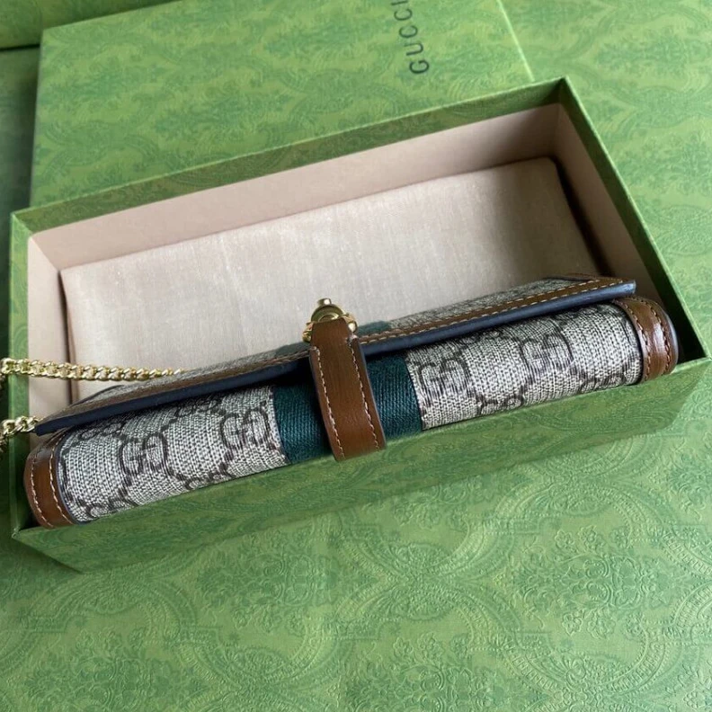 Replica bags Chain str Gucci Jackie 1961 Chain Wallet