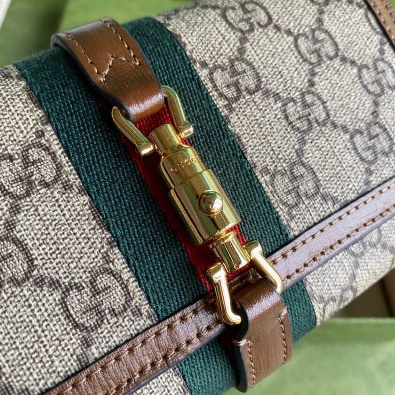 Replica bags Chain str Gucci Jackie 1961 Chain Wallet