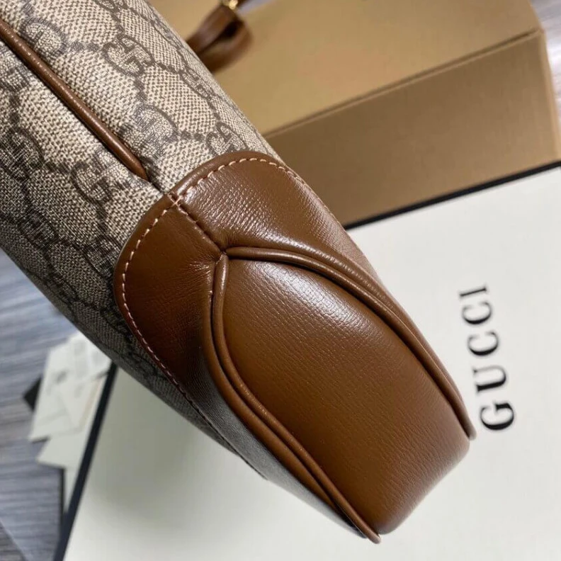 Replica bag This styl Gucci Jackie 1961 Medium Shoulder Bag in GG Canvas