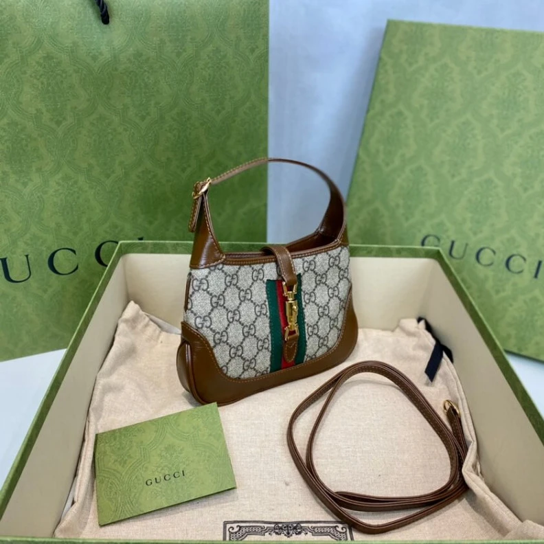 Replica bags This item Gucci Jackie 1961 Mini Shoulder Bag in GG Canvas
