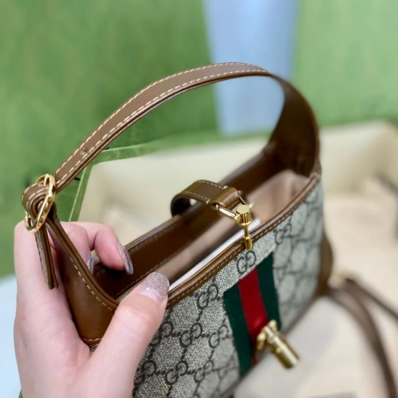 Replica bags This item Gucci Jackie 1961 Mini Shoulder Bag in GG Canvas