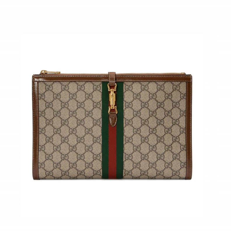 Brown lea Gucci Jackie 1961 Pouch