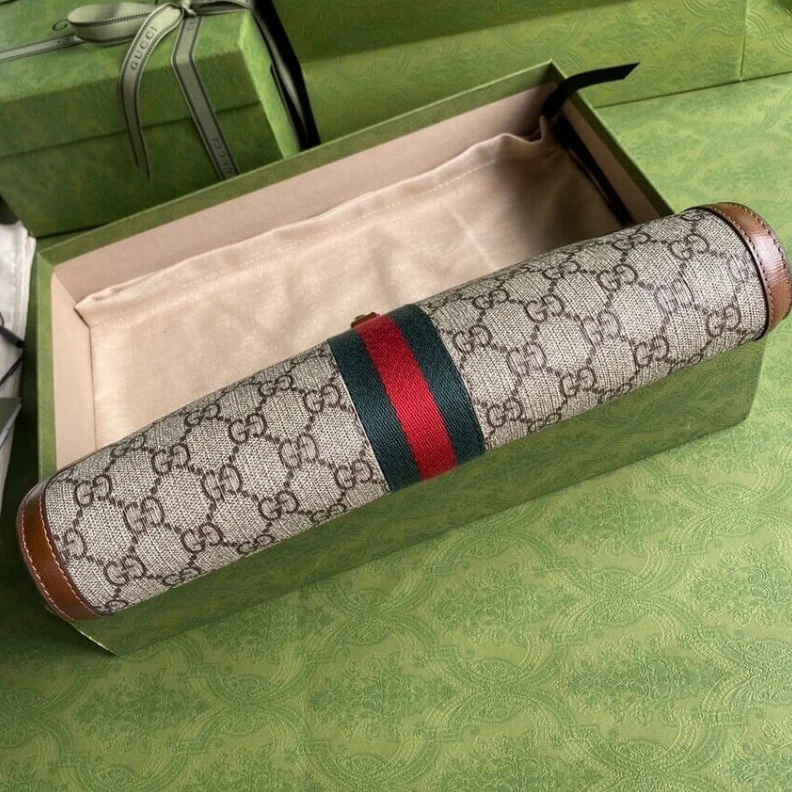 Kitlife Brown lea Gucci Jackie 1961 Pouch