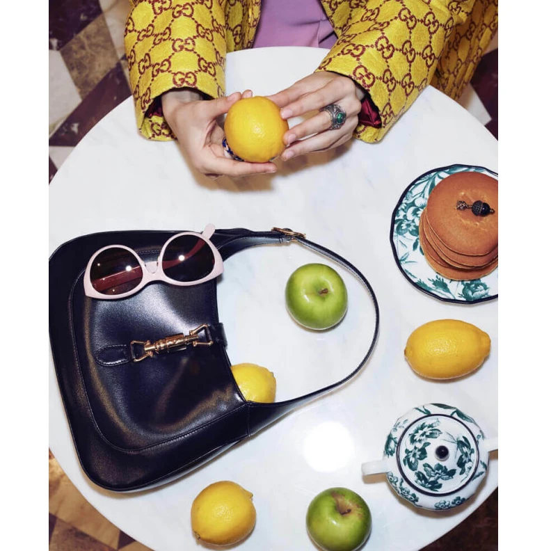 Lv belts replica Interior: Gucci Jackie 1961 Small Hobo Bag In Black Leather