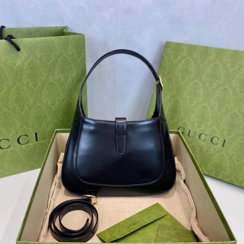 Lv belts replica Interior: Gucci Jackie 1961 Small Hobo Bag In Black Leather
