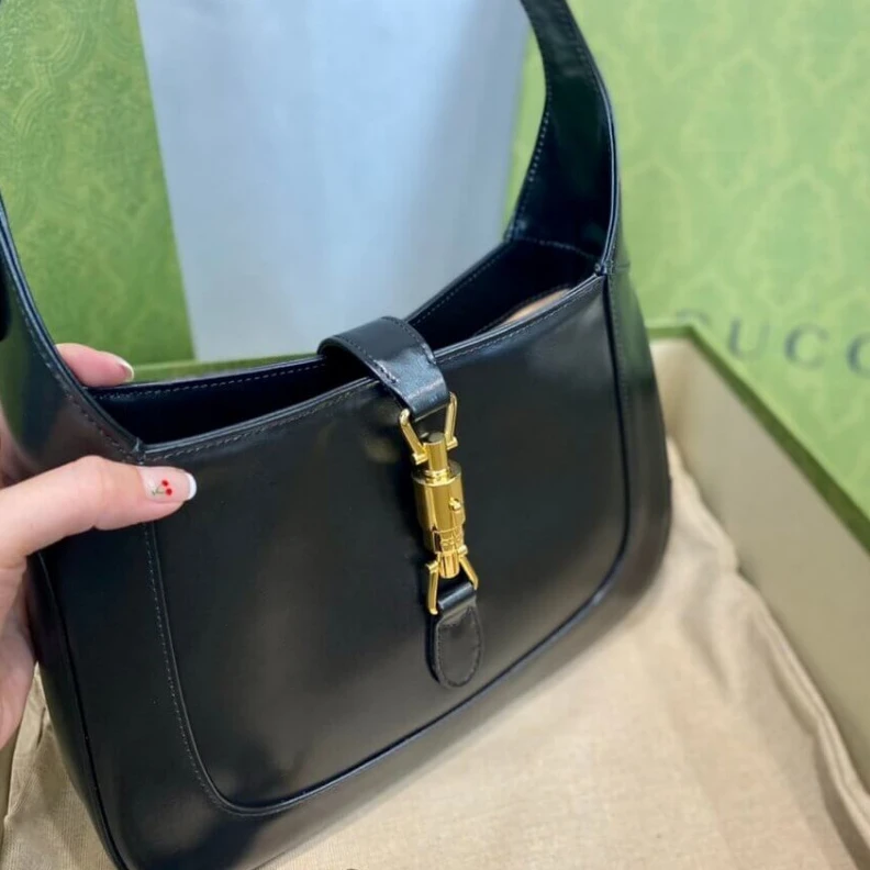 Lv belts replica Interior: Gucci Jackie 1961 Small Hobo Bag In Black Leather