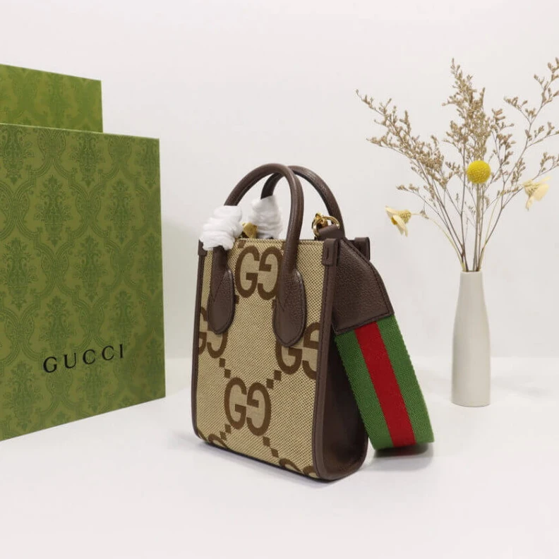 Replica bag Handle wi Gucci Jumbo GG Mini Tote Bag 699406