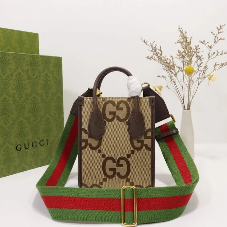 Replica bag Handle wi Gucci Jumbo GG Mini Tote Bag 699406