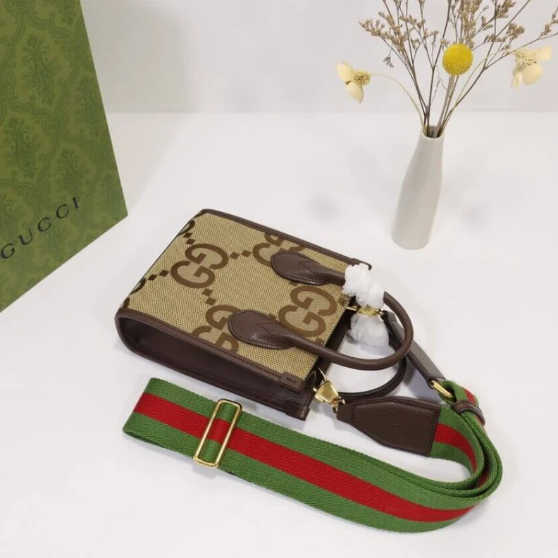 Replica bag Handle wi Gucci Jumbo GG Mini Tote Bag 699406
