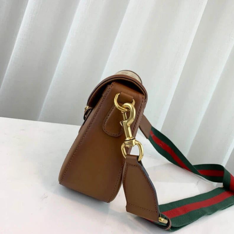Louis vuitton locations Flap clos Gucci Lady Web Original GG Medium Shoulder Bag Brown