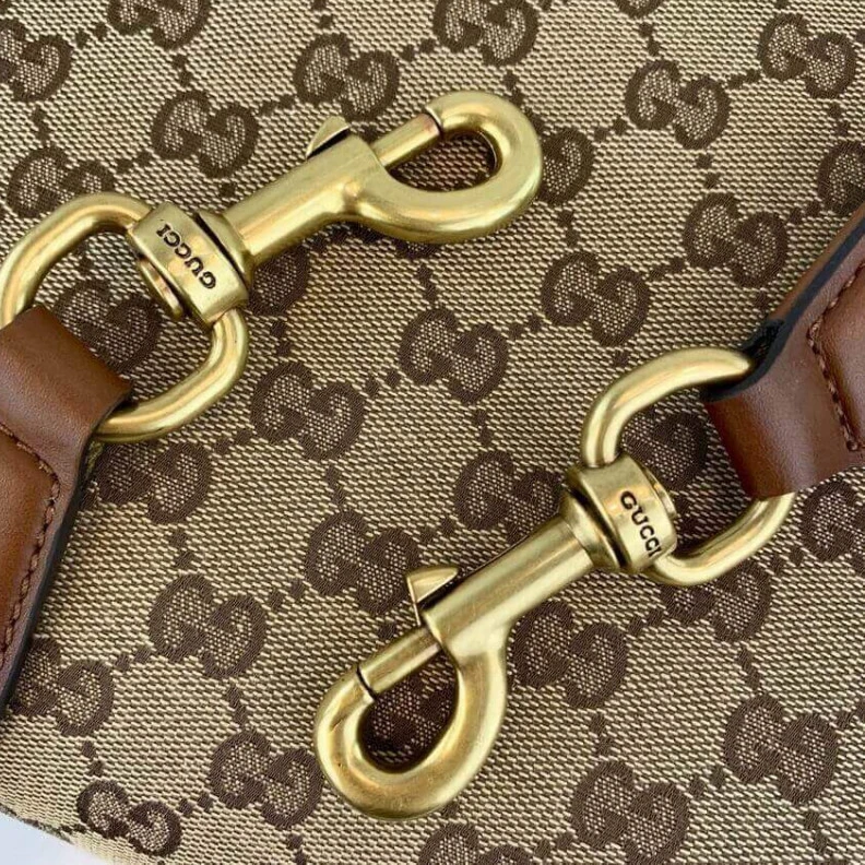 Louis vuitton locations Flap clos Gucci Lady Web Original GG Medium Shoulder Bag Brown