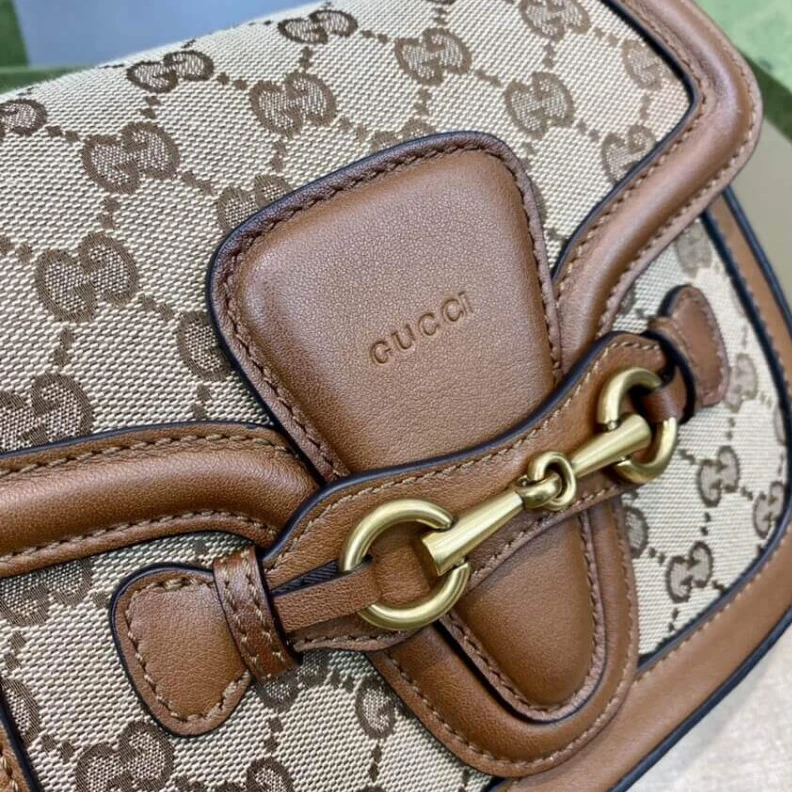 Kitlife ru Polished Gucci Lady Web Original GG Small Shoulder Bag Brown