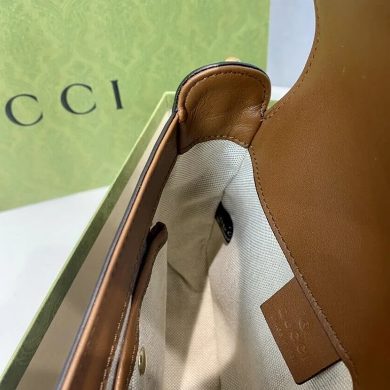 Kitlife ru Polished Gucci Lady Web Original GG Small Shoulder Bag Brown