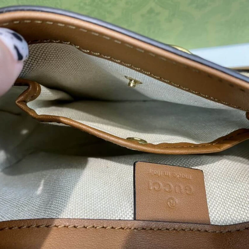 Kitlife ru Polished Gucci Lady Web Original GG Small Shoulder Bag Brown