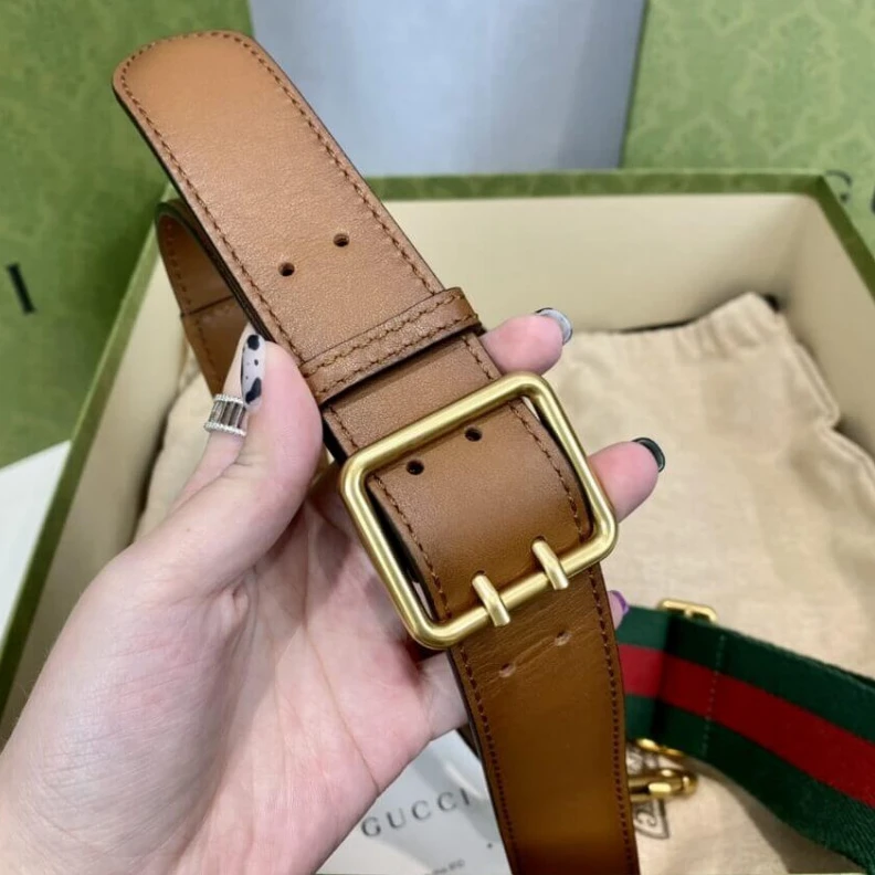 Kitlife ru Polished Gucci Lady Web Original GG Small Shoulder Bag Brown