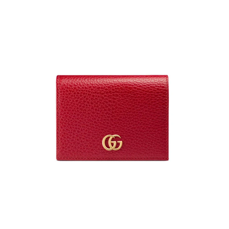 Interior Gucci Leather Card Case Wallet