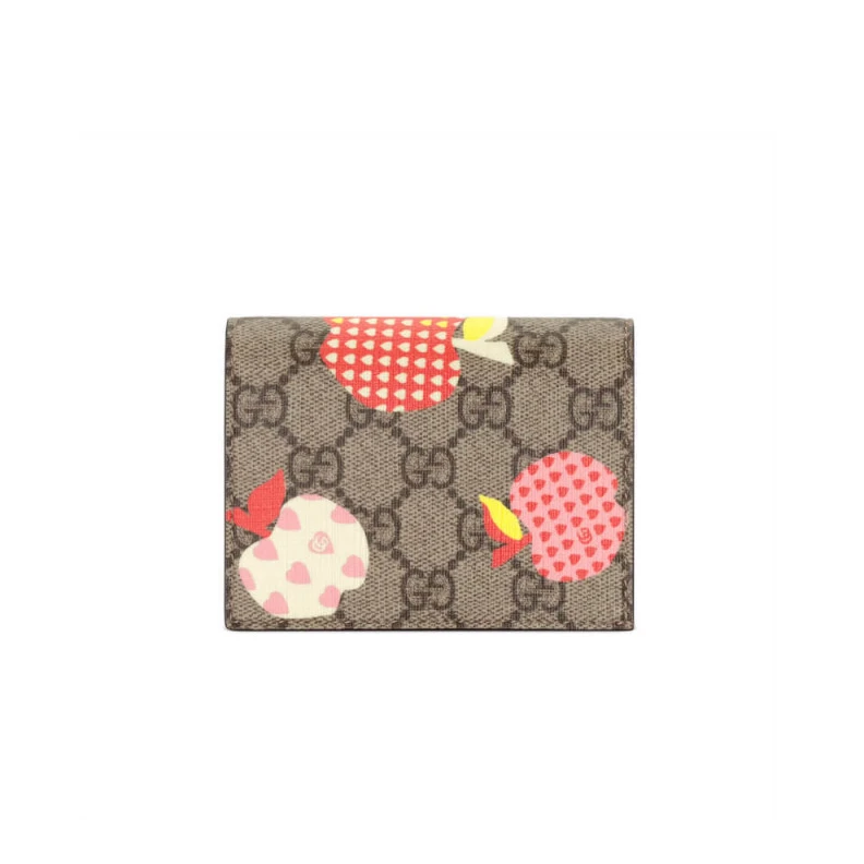 5 card sl Gucci Les Pommes Card Case Wallet
