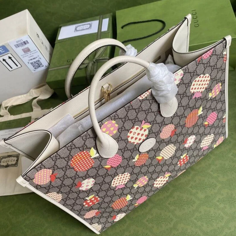 Lv belts replica Shoulder Gucci Les Pommes Large Tote