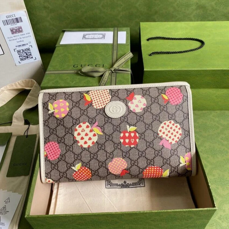 Interior: Gucci Les Pommes Ophidia Pouch