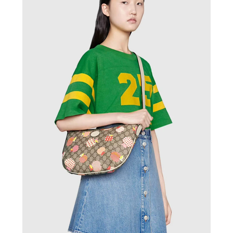 Replica bags lv Goldtoned Gucci Les Pommes Ophidia Small Bag
