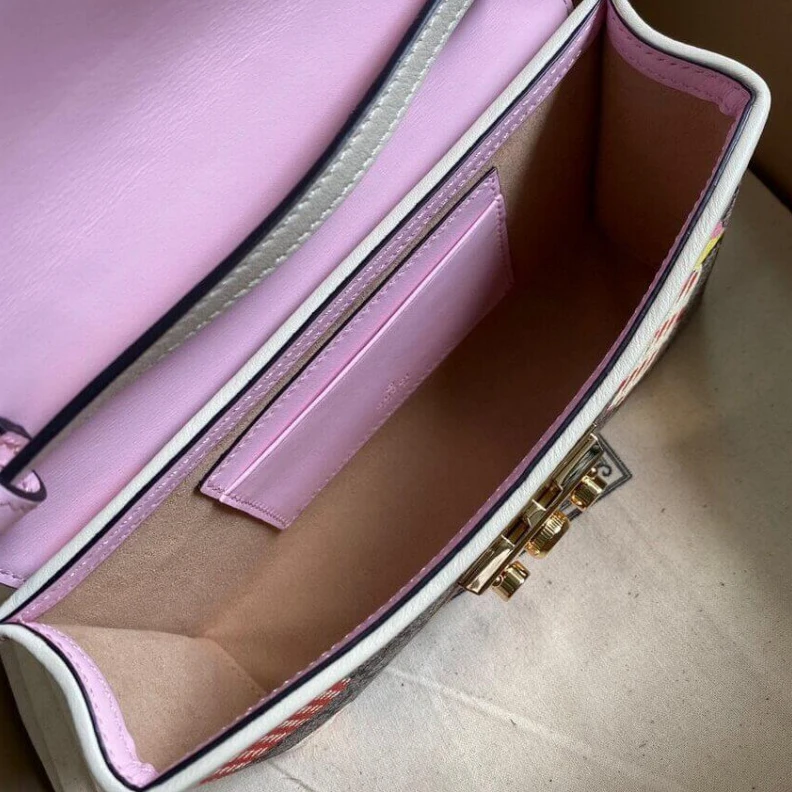 Kitlife This item Gucci Les Pommes Padlock Mini Bag Pink