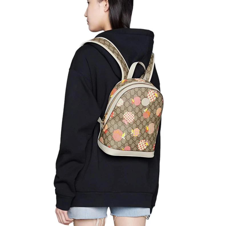 Replica bag Adjustabl Gucci Les Pommes Small Backpack
