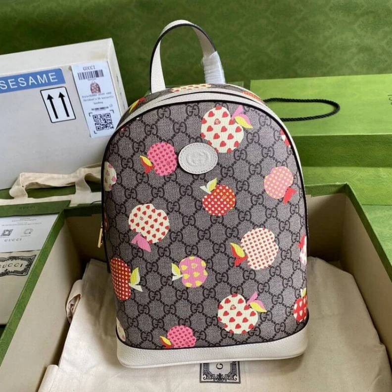 Replica bag Adjustabl Gucci Les Pommes Small Backpack