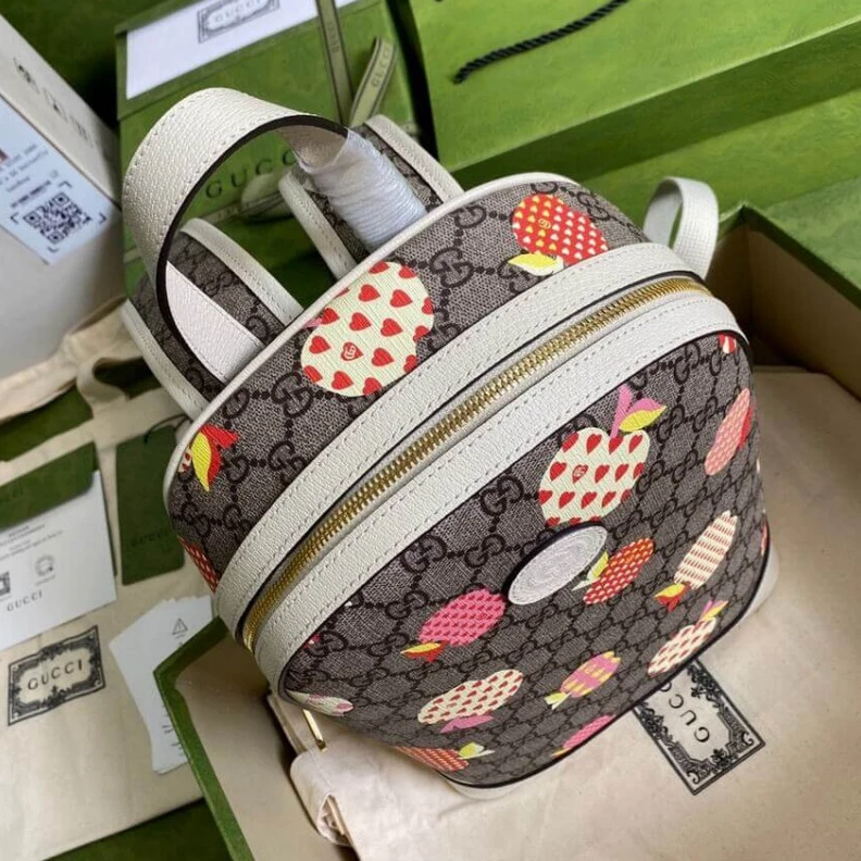 Replica bag Adjustabl Gucci Les Pommes Small Backpack