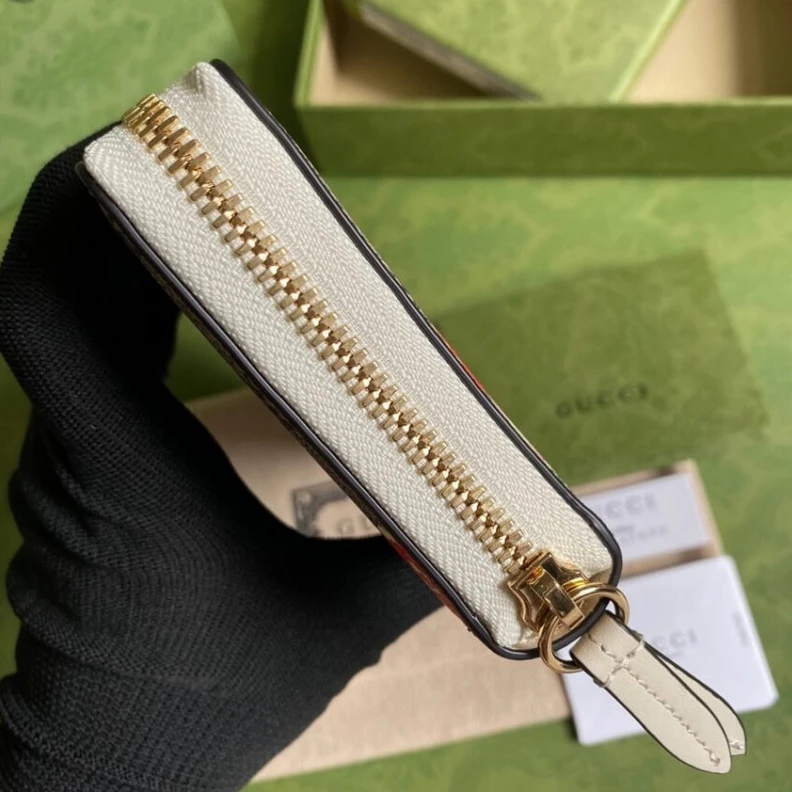 Kitlife Zip aroun Gucci Les Pommes Zip Around Wallet