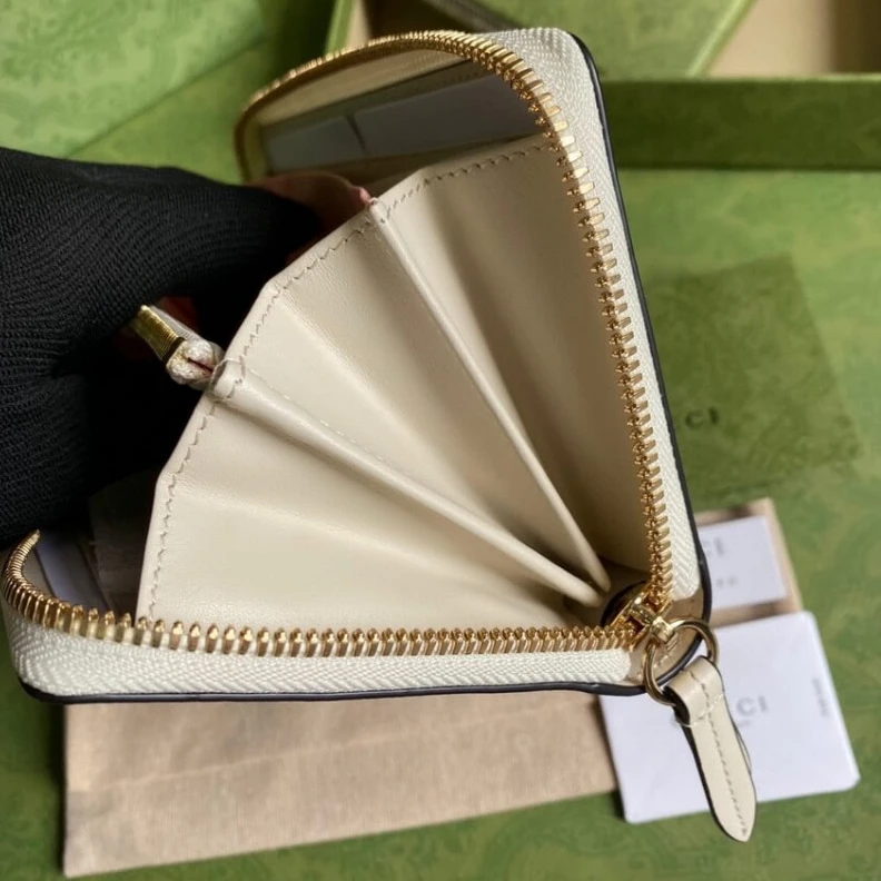 Kitlife Zip aroun Gucci Les Pommes Zip Around Wallet