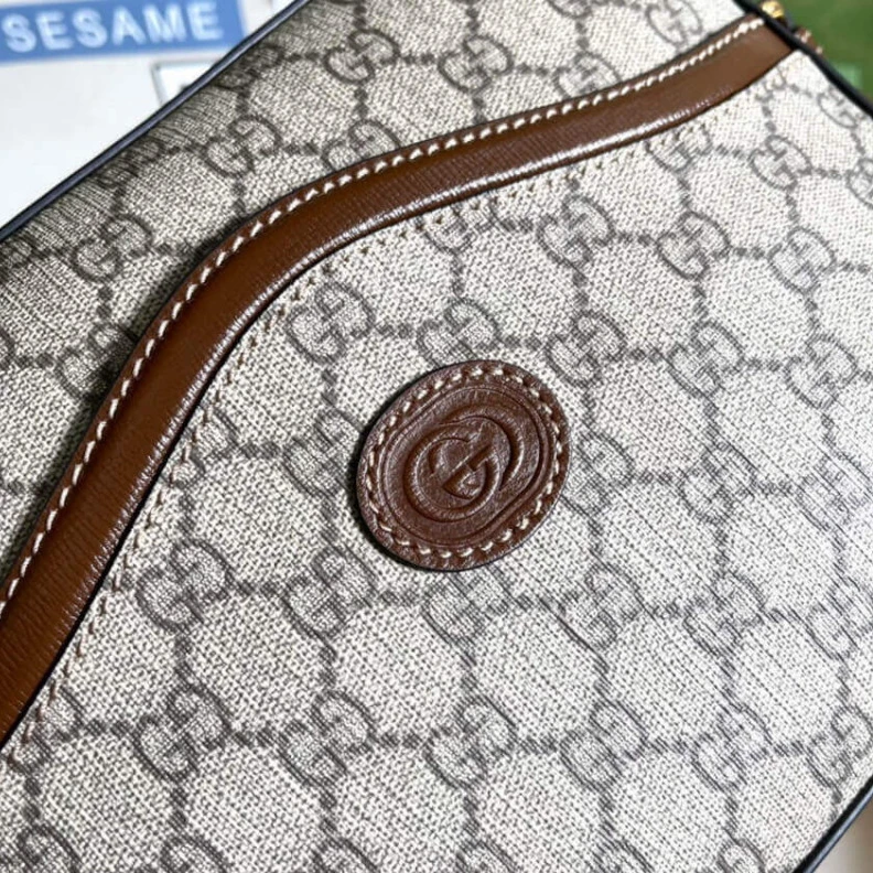 Kitlife ru Oval leat Gucci Messenger Bag With Interlocking G