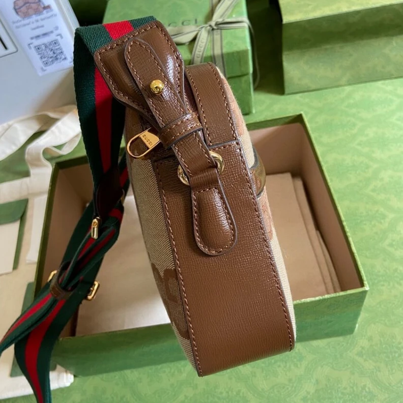 Kitlife The Interl Gucci Messenger Bag With Jumbo GG