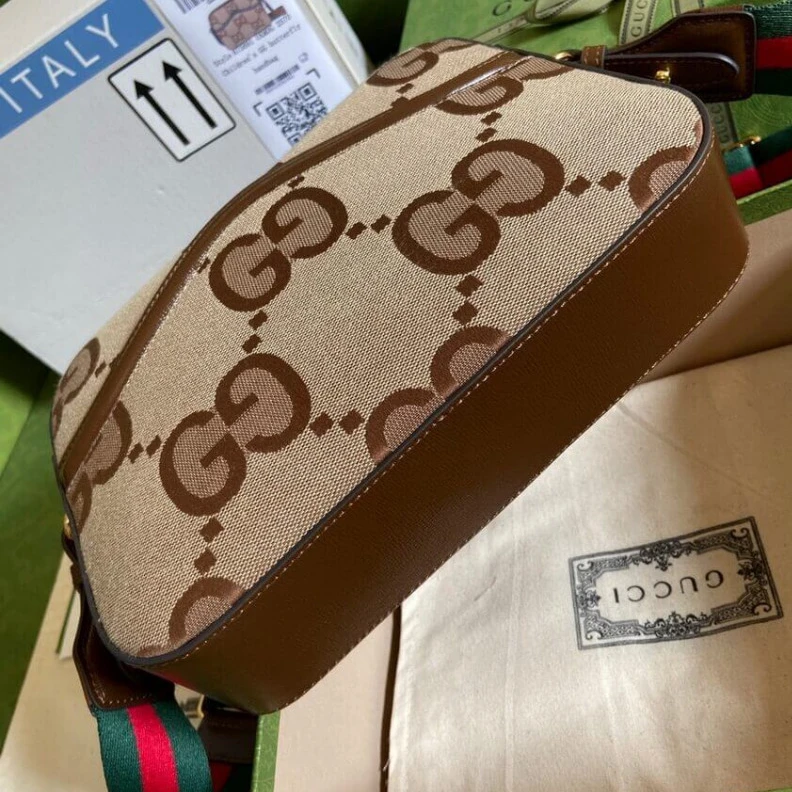 Kitlife The Interl Gucci Messenger Bag With Jumbo GG