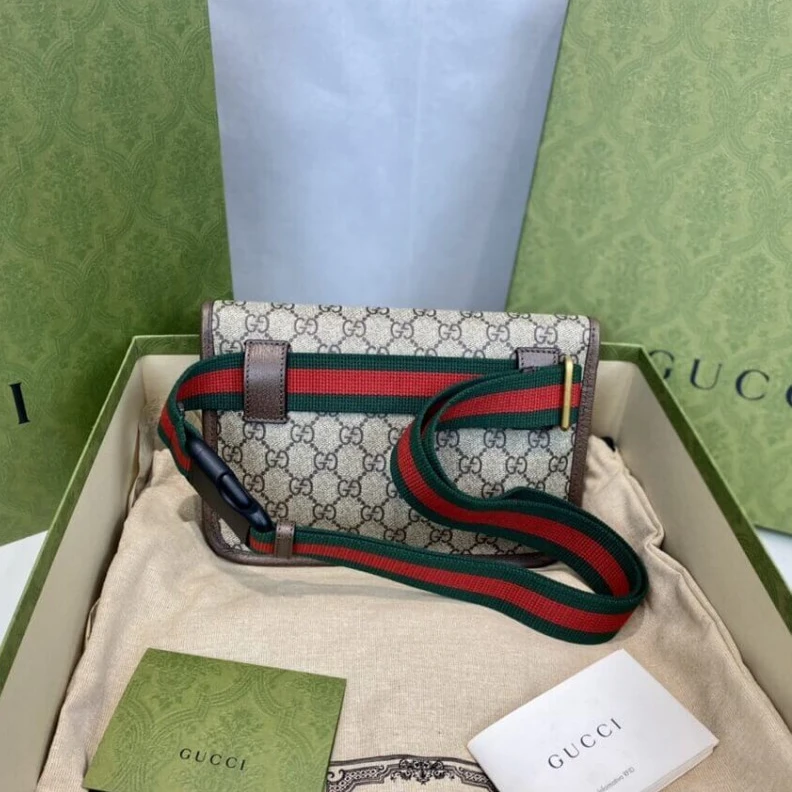 Louis vuitton locations Beige ebo Gucci Neo Vintage GG Supreme Belt Bag
