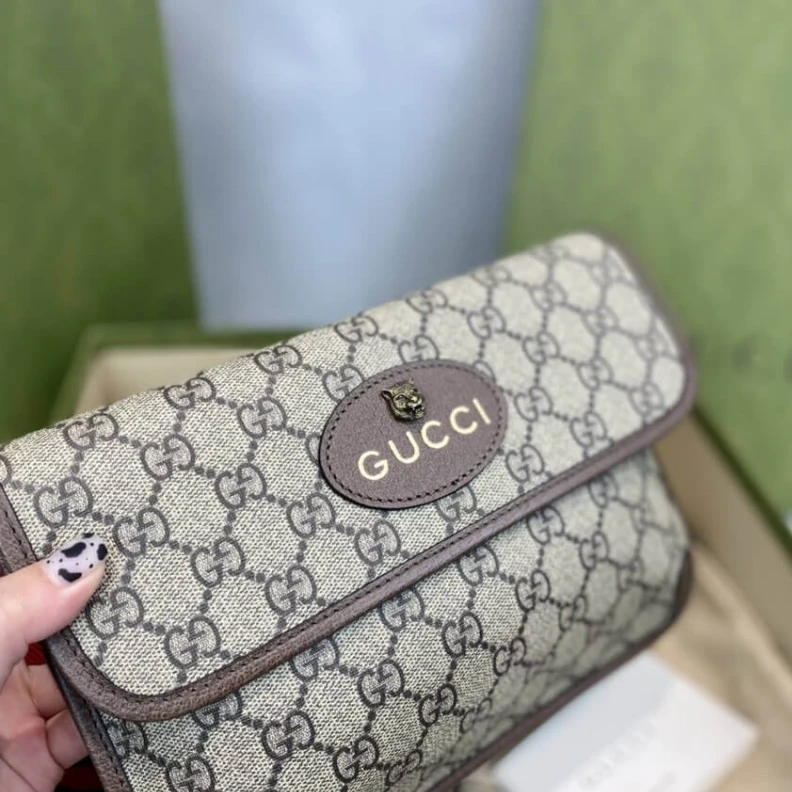Louis vuitton locations Beige ebo Gucci Neo Vintage GG Supreme Belt Bag