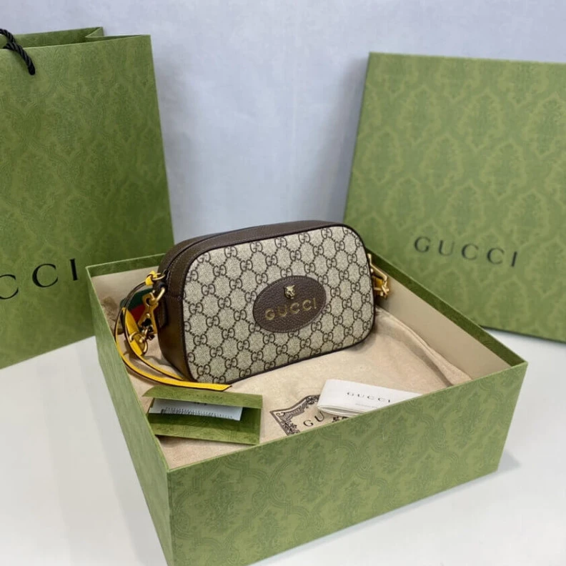Replica bags lv This item Gucci Neo Vintage GG Supreme Messenger Bag