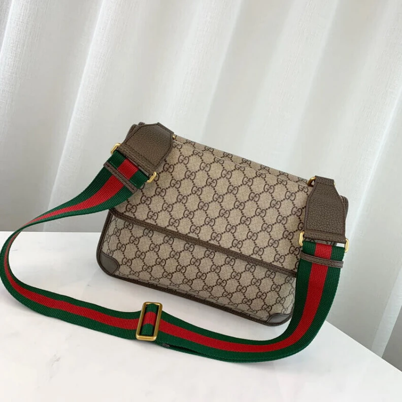 Kitlife Brown lea Gucci Neo Vintage Messenger Bag