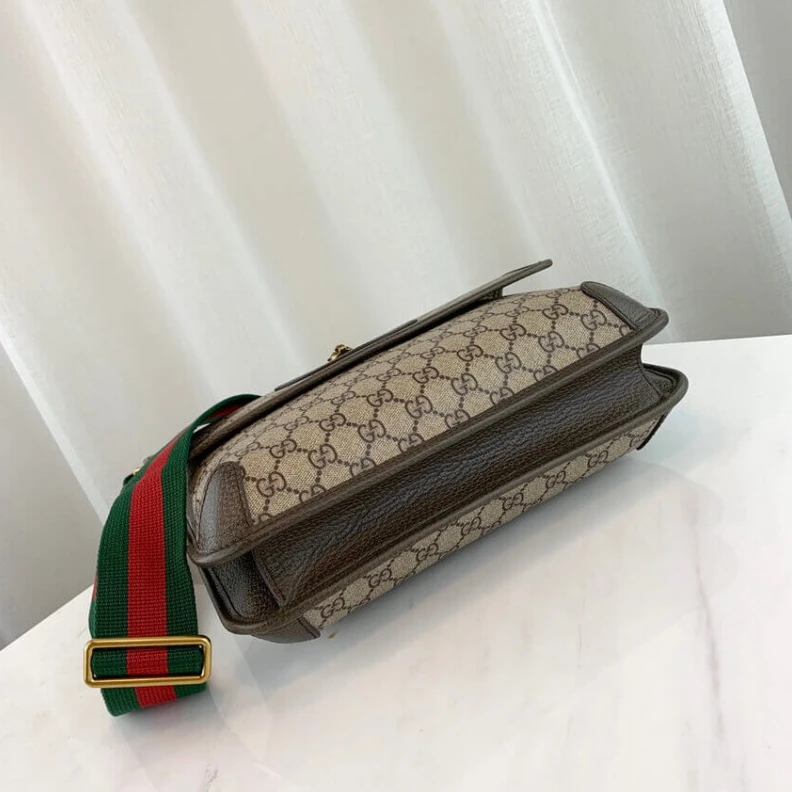 Kitlife Brown lea Gucci Neo Vintage Messenger Bag