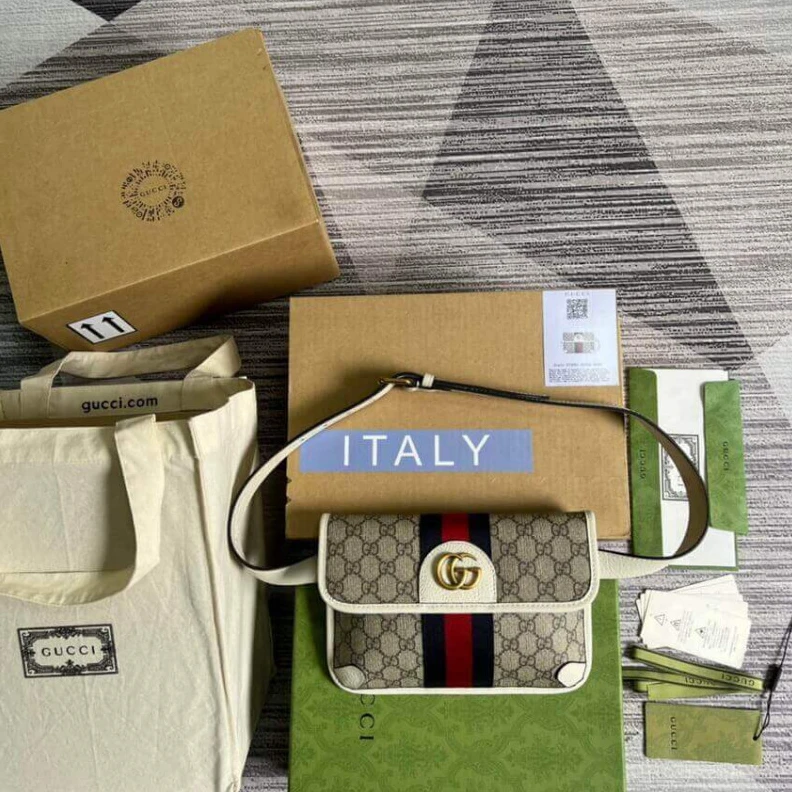Top lv Gucci Ophidia Belt Bag