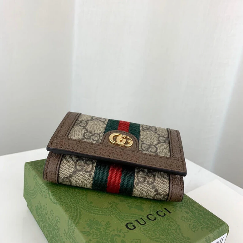Kitlife ru Beige ebo Gucci Ophidia Bi-Fold Wallet