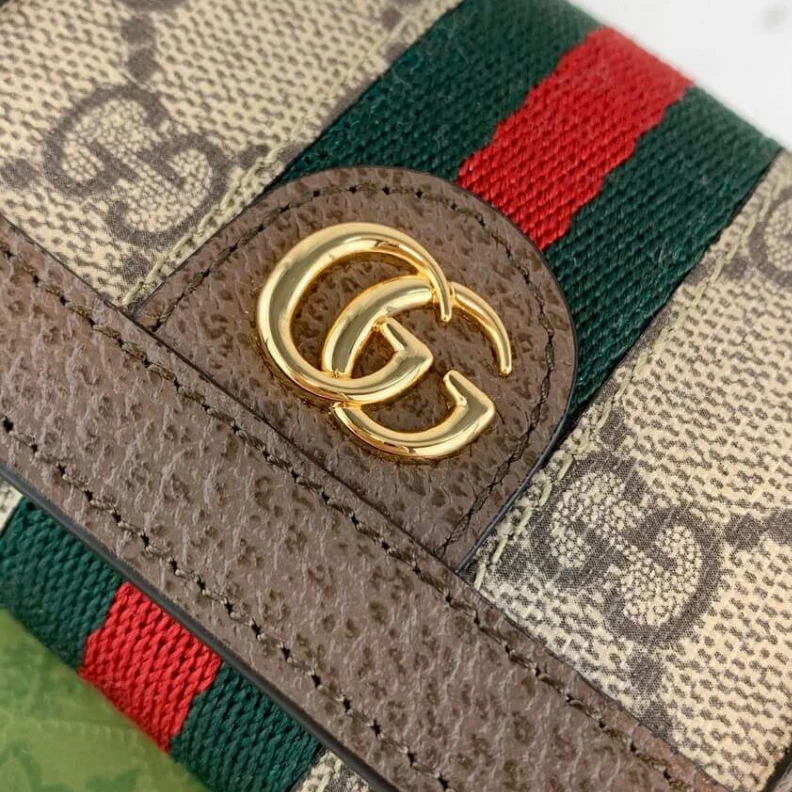 Kitlife ru Beige ebo Gucci Ophidia Bi-Fold Wallet
