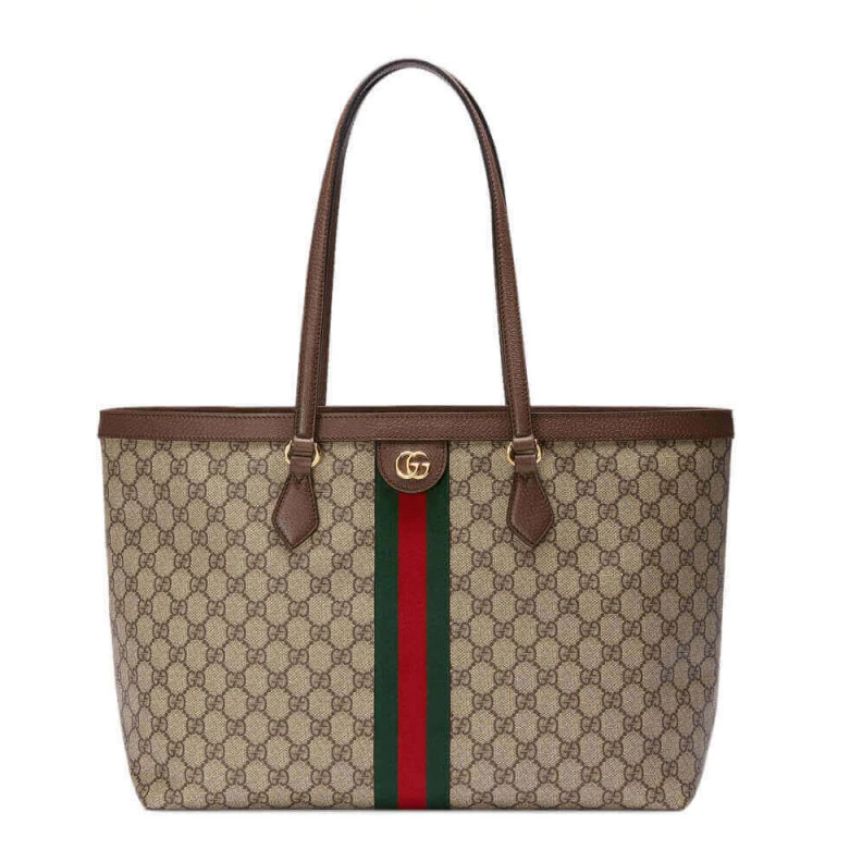 A classic Gucci Ophidia GG Medium Tote Beige