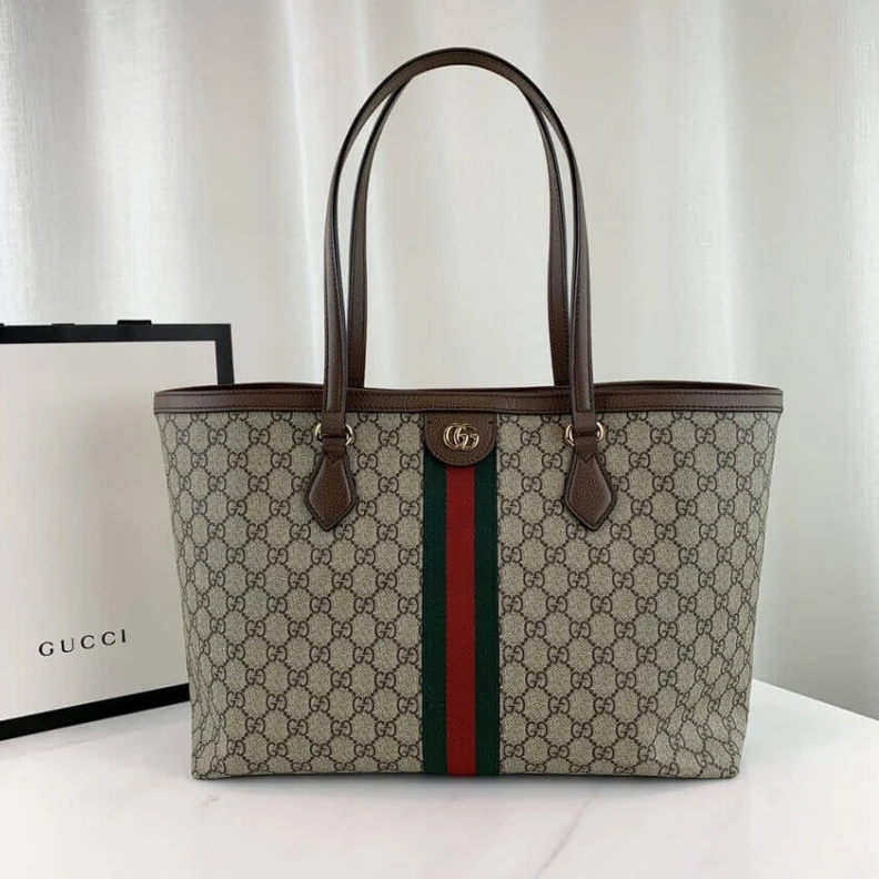 Kitlife ru A classic Gucci Ophidia GG Medium Tote Beige