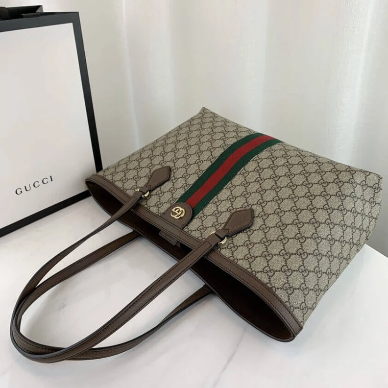 Kitlife ru A classic Gucci Ophidia GG Medium Tote Beige