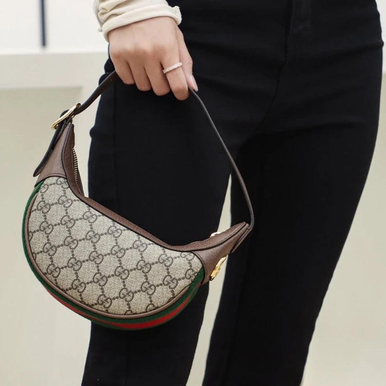Replica bags Adjustabl Gucci Ophidia GG Mini Bag Coffee